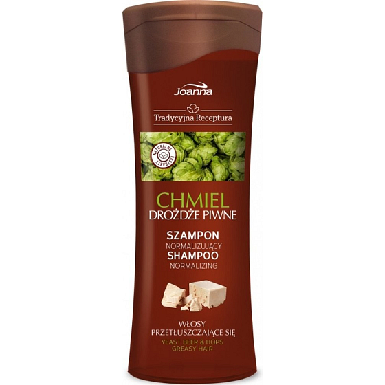 Joanna Traditionelles Shampoo mit Hefe und Hopfen für Haare 300 ml
