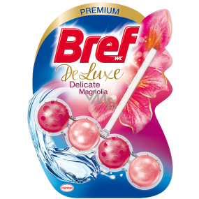 Bref De Luxe Delicate Magnolia fester Toilettenblock für hygienische Sauberkeit und Frische Ihrer Toilette 50 g