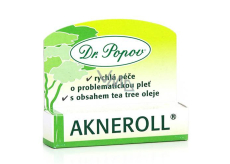 DR. Popov Akneroll Helfer bei der Behandlung von Akne und anderen Hautproblemen 6 ml