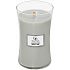 WoodWick Lavender & Cedar - Duftkerze Lavendel und Zeder mit Holzdocht und Deckelglas groß 609 g
