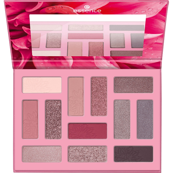 Essenz in der wilden Lidschatten-Palette 01 Hören Sie nicht auf zu blühen! 10,2 g