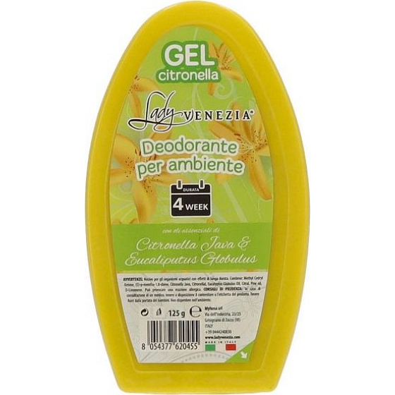 Lady Venezia Citronella Gel Lufterfrischer Wanne 125 g