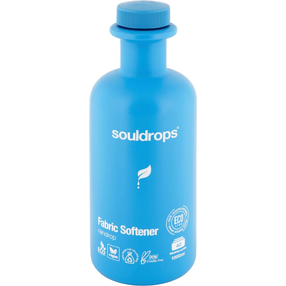 Souldrops Weichspüler Raindrop Weichspüler mit dem Duft von Sommerregen 40 Dosen 1 l