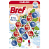Bref Classic Crisp Flurry WC-Block für hygienische Sauberkeit und Frische Ihrer Toilette, färbt Wasser, Mega-Pack limitierte Auflage 3 x 50 g
