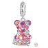 Charm Sterlingsilber 925 Regenbogenbär fantastischer Traum, Anhänger für Armband Tier