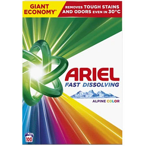 Ariel Waschmittel Aquapuder Color, 100 Wäschen, 5,5 kg