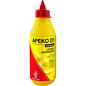 APEKO D1 Holz-, Papier-, Lederkleber mit Applikator, 250 g