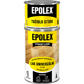 Epolex s1300 lesk zweikomponenten Holzlack + Härter, 840 g