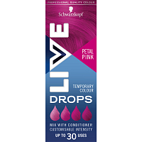 Schwarzkopf Live Drops Rosa Blüte Farbtropfen für Haare, 30 ml