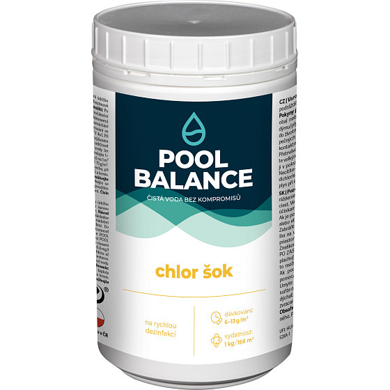 Chlor Schock POOL Balance 0,9 Kg