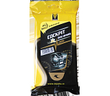 Coyote Cockpit Reinigungstücher, Vanille, 30 Stück