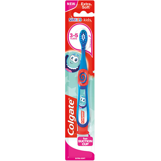 Colgate Smiles Kids 3 - 5 Jahre extra weiche Zahnbürste für Kinder 1 Stück