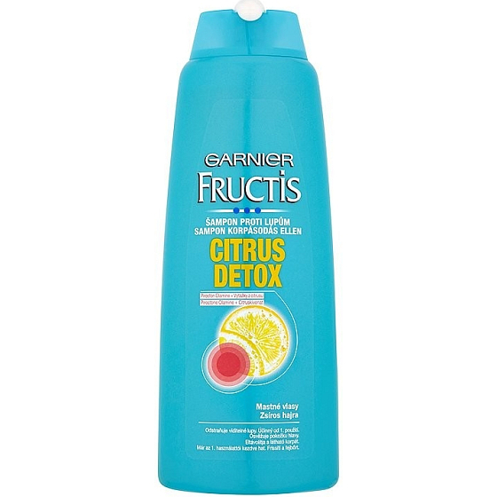 Garnier Fructis Citrus Detox Anti-Schuppen-Shampoo für fettiges Haar 250 ml