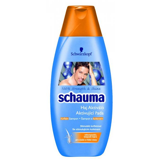 Schauma for Men Aktivierend mit Koffein für Kraft und Volumen Haarshampoo 400 ml