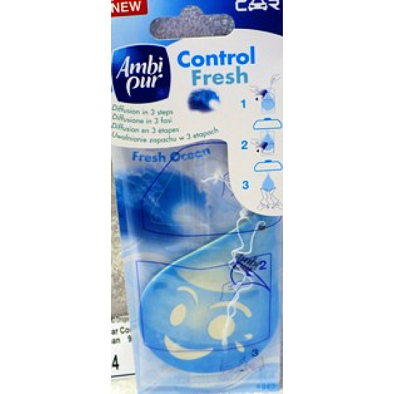 Ambi Pur Car Control Fresh Ocean hängender Lufterfrischer 1 Stück