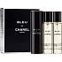 Chanel Bleu de Chanel Eau de Toilette Set für Männer 3 x 20 ml
