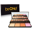 Sei schick! Travel Makeup Kit-Palette mit 16 Lidschatten und 4 Rouge