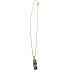 Gold Halskette mit Anhänger 40 cm + Ohrringe 1 Paar
