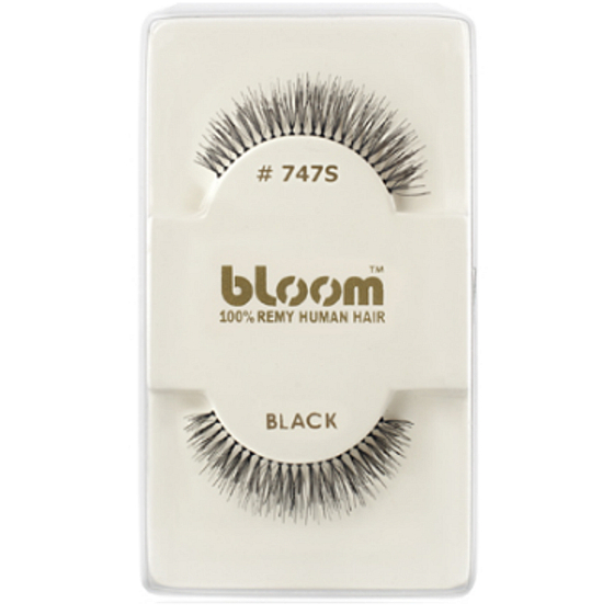 Bloom Natürliche klebrige Wimpern aus natürlich gekräuseltem Naturhaar Nr. 747S 1 Paar