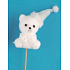 Teddybär Plüsch Aussparung 9 cm + Spieße Nr.3