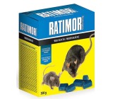 Ratimor Paraffinblöcke Rattengift zur Bekämpfung von Nagetieren mit hoher Feuchtigkeitsbeständigkeit 300 g