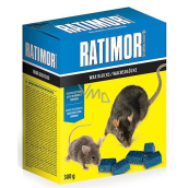 Ratimor Paraffinblöcke Rattengift zur Bekämpfung von Nagetieren mit hoher Feuchtigkeitsbeständigkeit 300 g