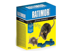 Ratimor Paraffinblöcke Rattengift zur Bekämpfung von Nagetieren mit hoher Feuchtigkeitsbeständigkeit 300 g