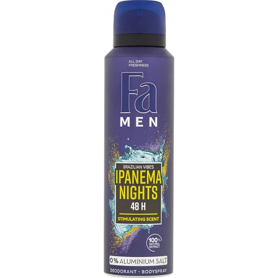 Fa Men Brazilian Vibes Ipanema Nights Deodorant Spray für Männer 150 ml