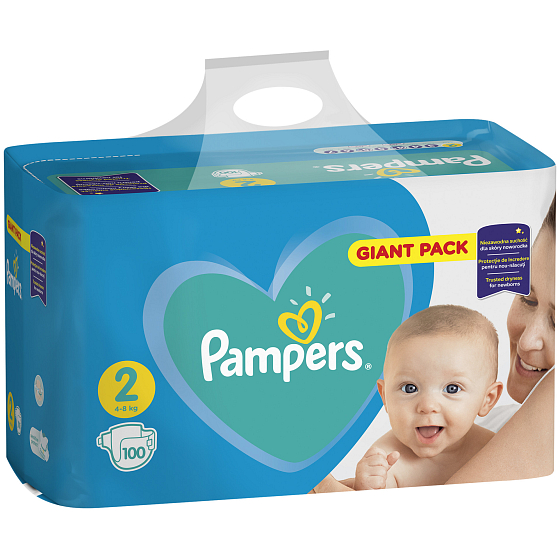 Pampers Giant Pack Mini 2 4-8 kg Windelhöschen 100 Stück