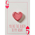 Bomb Cosmetics Queen to My Heart Funkelnde Karte mit Ballistik 40 g
