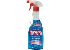 Iron Active Premium Glasreiniger mit 50% Alkohol Sprühflasche 500 ml