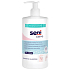 Seni Care Regenerierende feuchtigkeitsspendende Körperemulsion für trockene Haut mit 4% Harnstoff 500 ml Spender