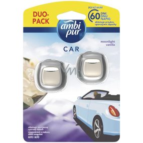 Ambi Pur Car Moonlight Vanille Auto Lufterfrischer 2 x 2 ml