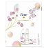 Dove Nourishing Secrets Strahlendes Ritual Lotusblumen- und Reiswasser-Duschgel 250 ml + Antitranspirant-Deodorant-Spray 150 ml + Toilettenseife 100 g, Kosmetikset