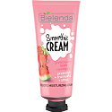 Bielenda Smoothie Creme Erdbeere + Wassermelone + Probiotika Feuchtigkeitscreme für Gesicht und Dekolleté 50 ml