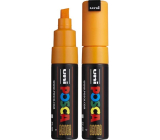 Posca Universal-Acrylmarker mit breiter, geschnittener Spitze 8 mm Hellgelb (orange) PC-8K
