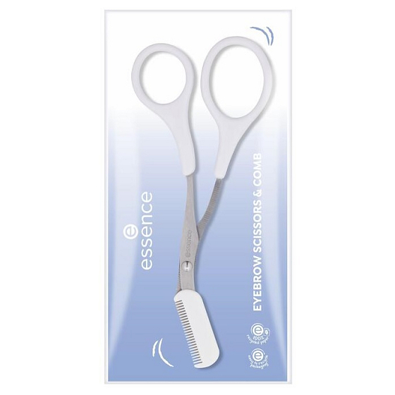 Essence Augenbrauenschere und -kamm 1 Stück