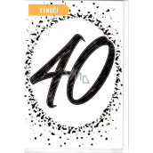 Nekupto 40 Jahre Jubiläumskarte 115 x 170 mm