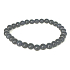Saphirarmband elastischer Naturstein, Kugel 6 mm / 16 - 17 cm, Stein der Weisheit, Wahrheit und Intuition