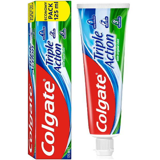 Colgate Triple Action XXL pack Zahnpasta 125 ml