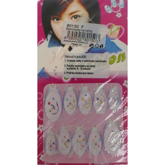 Absolute Cosmetics Nail Art Aufkleber Nail Sticker 1 Bogen mit verschiedenen Motiven