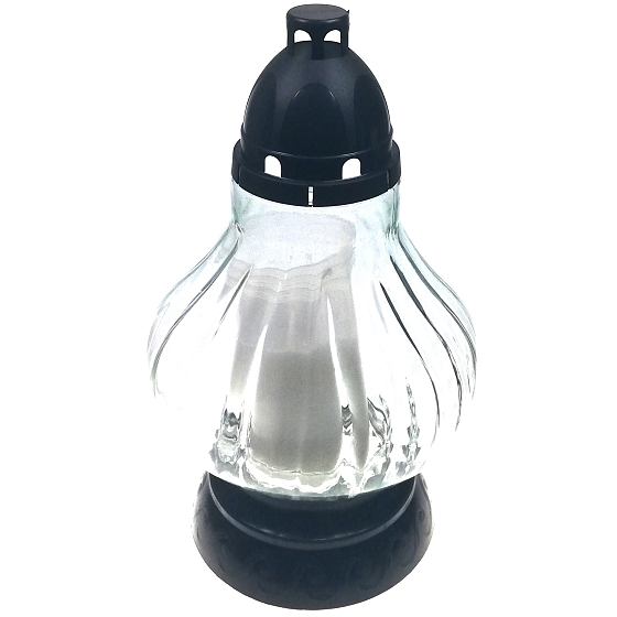 Lima Friedhof Glas Lampenvase 400 g