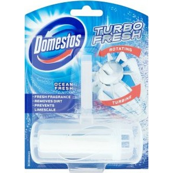 Domestos Turbo Fresh Ocean Frischer Toilettenblock drehbar starr 38 g