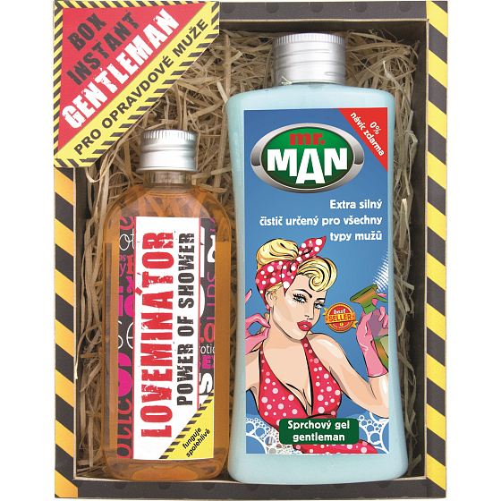 Böhmen Geschenke Gentleman mr. Man Duschgel 200 ml + Loveminator Duschgel 100 ml, Kosmetikset