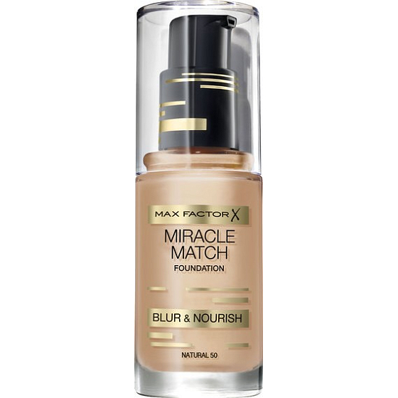 Max Factor Miracle Match Foundation Make-up 50 Natürlich 30 ml