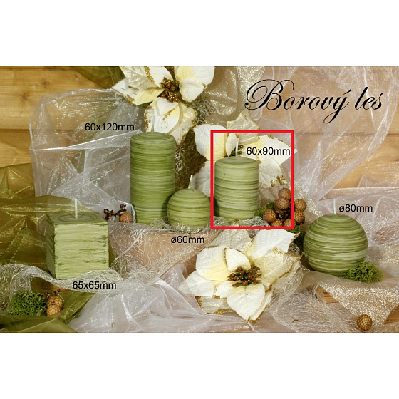 Lima Wellness Kiefernwald Aroma Kerzenzylinder 60 x 90 mm 1 Stück