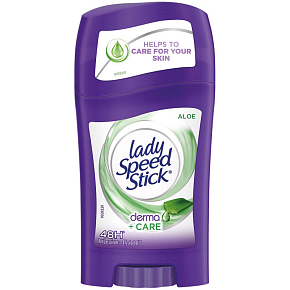 Lady Speed Stick Derma + Care Aloe Antitranspirant Deodorant Stick für Frauen 45 g Lady Speed Stick Derma + Care Aloe Antitranspirant Deodorant Stick für Frauen 45 g