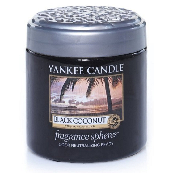 Yankee Candle Black Coconut - Schwarze Kokosnuss Spheres Duftperlen neutralisieren Gerüche und erfrischen kleine Räume 170 g