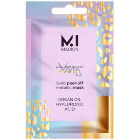 Marion Golden Skin Care Peel-Off verjüngende goldene metallische Abziehmaske 6 g