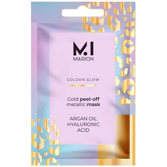 Marion Golden Skin Care Peel-Off verjüngende goldene metallische Abziehmaske 6 g
